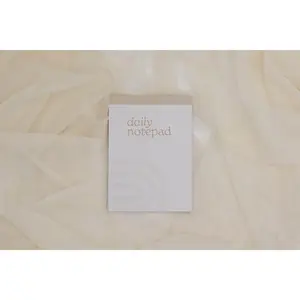 Daily Planning Notepad - Undated