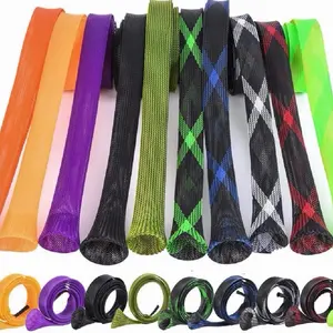 Fishing Rod Sleeve Braided Mesh Rod Protector Fishing Rod Sock Cover Pole Glove Tools 10 Pcs
