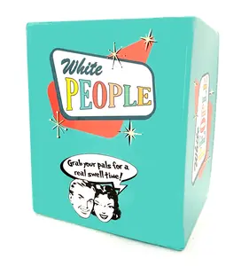 White People The Game - Funny White Elephant Xmas Secret Santa Gift - Gag Gift - Americas Favorite Party Game