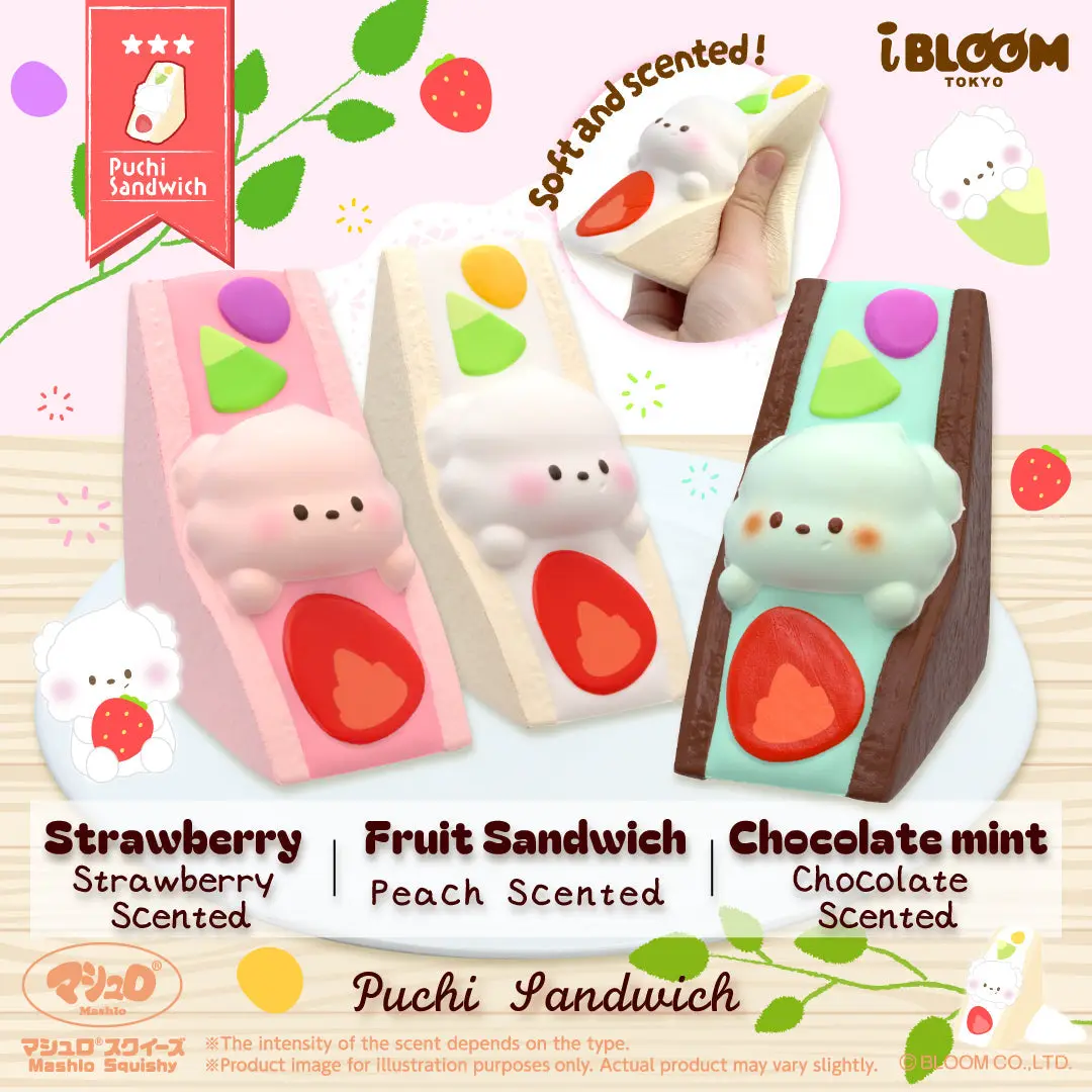 iBloom Squishy Puchi Sandwich Kawaii Soft Scented Slow Rising Stress Relief