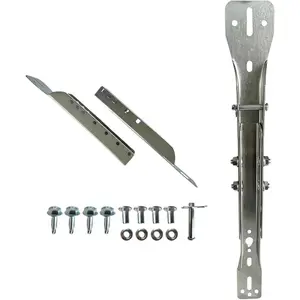 Garage Door Opener Adjustable Reinforcement Bracket Replacement Parts & Hardware Repair Restore Easy Installation Kit Fits 18”-24” Panels Heavy Duty No Bending