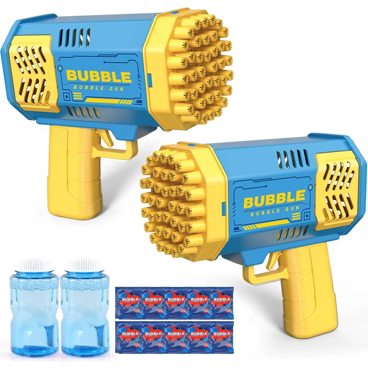 004-P  Toys for 3-8 Year Old Boys Girls: 2 Pack Bubble Machine for Kids with Bubble Solution, Gifts for 3 4 5 6 7 8 Years Old Boy Birthday Toy for Kid Toddlers Ages 4-6 Outdoor Wedding Bubbles Wands