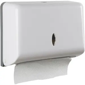 Paper Dispensers, Wall Tissue Dispensers Paper Holder C-Fold/Multifold Paper Dispenser for,(White)