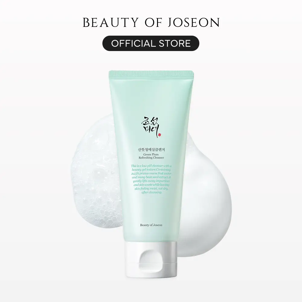 [Beauty of Joseon Official] Green Plum Refreshing Cleanser,Gel Type Deep Pore Cleansing, Acne Face Wash, Blackhead Remover for All Skin Types, Korean