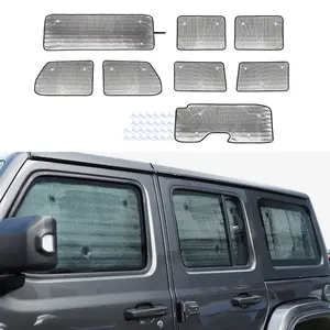 Window Windshield Tail Glass Sun Shade Heat Visor for Jeep Wrangler JL 2018+ 4-Door Version Car Accessories