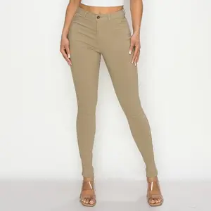 Lily – High-Waisted, Ultra-Stretchy Back-to-School Colored Skinny Women’s Jeans — Lover Brand fashion cotton fabric fit pocket spandex polyester belt GARMENTARY