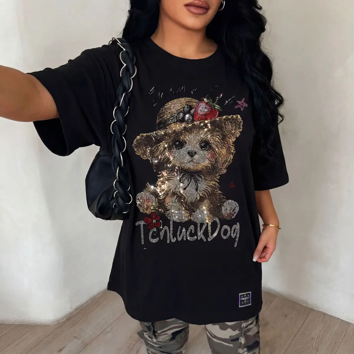 TCH - B Little Bear Hot Diamond Short Sleeve Female Dog