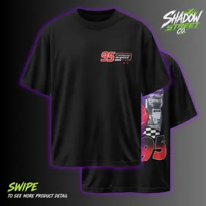 Retro Two Side Cars Movie T-Shirt,Mcqueen and Mater Retro Vintage Unisex Graphic Tee - Top Trendy Y2K Classic Streetwear Unisex For Fans