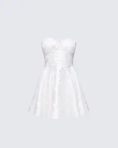 Connie White Mini Dress