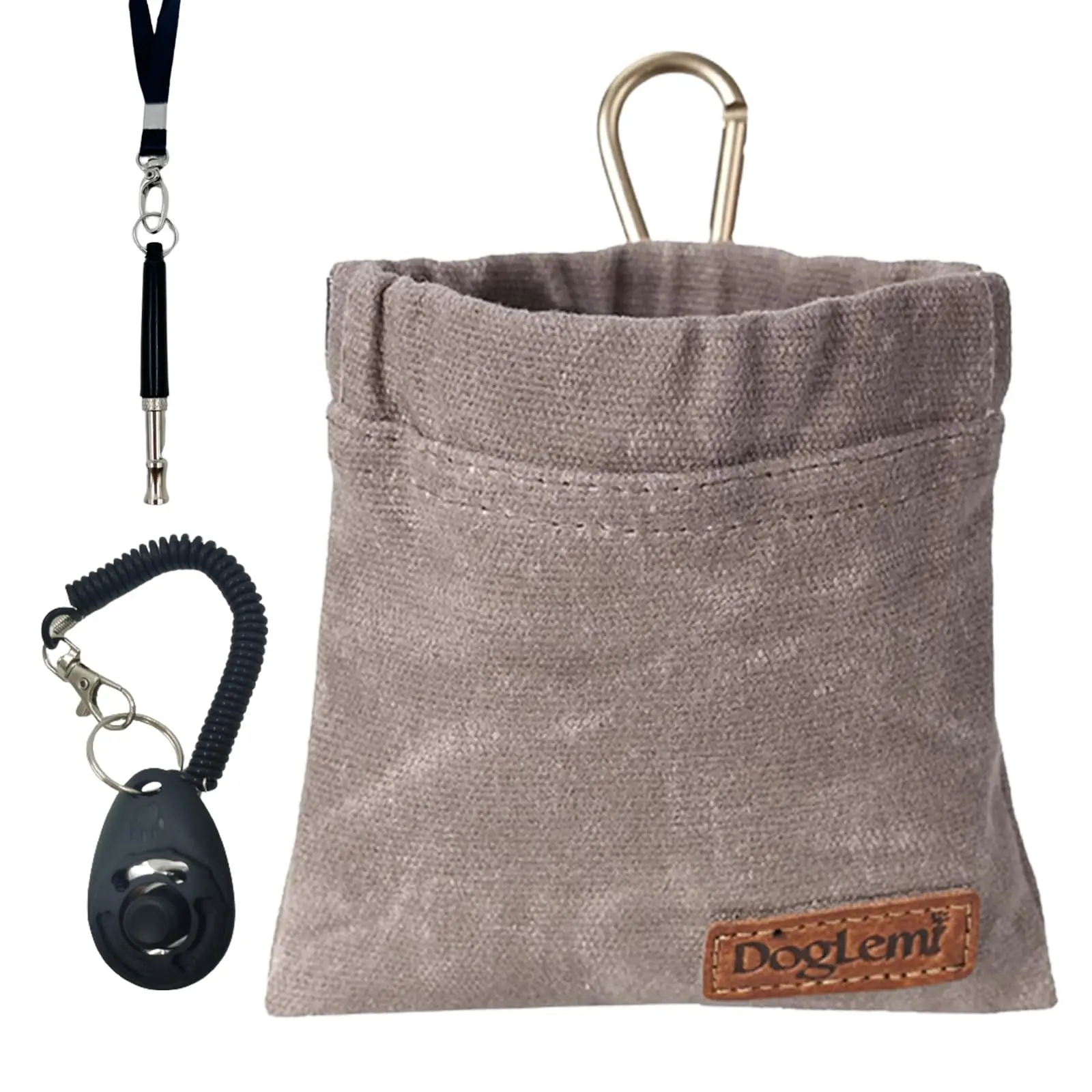 Dog Training Kit — Treat Pouch, Clicker & Whistle