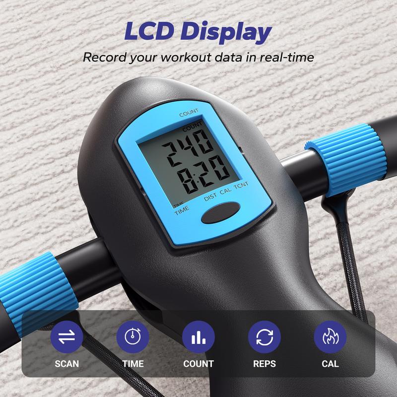 Merach Seated Ab Crunch & Core Trainer Machine, Dragonfly-Style Ab Machine with LED Display for Home Gym, Fitness Equipment for Belly & Full Core Workout, Rowing Machine, TikTokShopBlackFriday