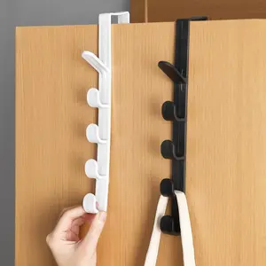 5-Pack Door Back Organizer Hooks, Hang Coats Hats Towels, Durable Storage Rack, Fashion Design, Home Organization, House Organizer