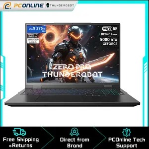Thunderobot Zero Pro 16 Gaming Laptop, GeForce RTX 5080, Core Ultra 9 275HX, 16" QHD+ 360Hz Display, DDR5, SSD, Per-Key RGB, FHD IR Camera, Wi-Fi 6E, Win 11 Home