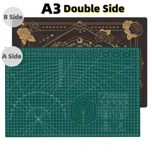 1pc 17.7x11.8in/45x30cm Self-Healing Cutting Mat, Ideal for Handicrafts, Painting, Building Blocks, Office Use Cutting board, sewing cutting mat, craft mat, desk mat for keyboard and mouse, table mat, computer desk mat