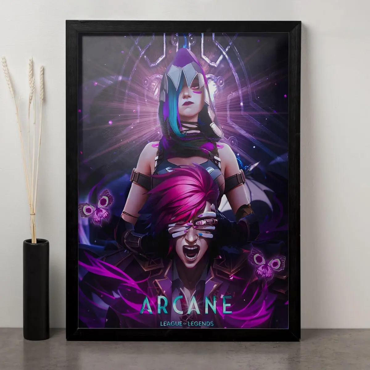 Unframed, Room Decor, Arcane Season 2 Poster, League of Legends Art, Arcane Vi Print, Tv Series Poster, Arcane Poster, Arcane Art, Arcane Jinx Poster