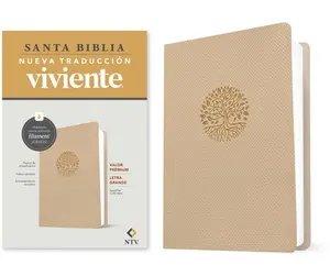 Biblia Valor Prémium Ntv, Letra Grande Con Filament (Sentipiel, Café Claro) -- Tyndale - Bible