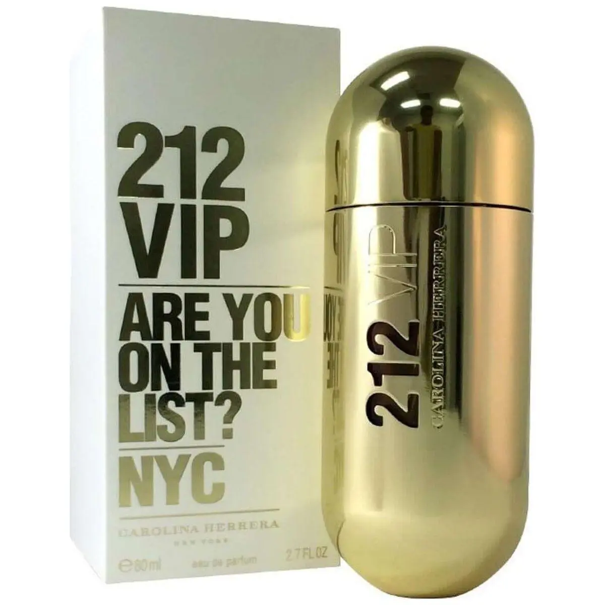 Carolina Herrera Women's 212 VIP Intense EDP Fragrance - 2.7 fl oz High Concentration Edp Intense Perfume, Explosive Cocktail Scent, Elegant Packaging Bottle, New in Box, Ideal for Nightlife Use, High Concentration Perfume, Signature Scent, Women's Fragra