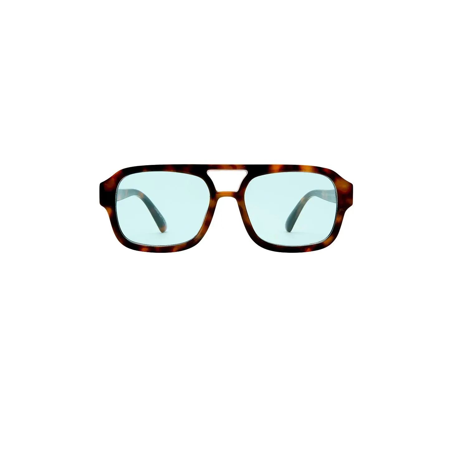 AIRE Aquarius Sunglasses in Havana & Turquoise Tint