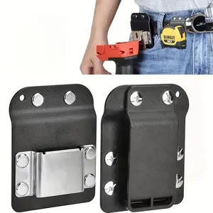 Tape Measure Holder Belt Clip, Tool Belt Hook Tape Bag, Fits 2 Inch Belt, Portable Tool Storage, Construction Home Renovation