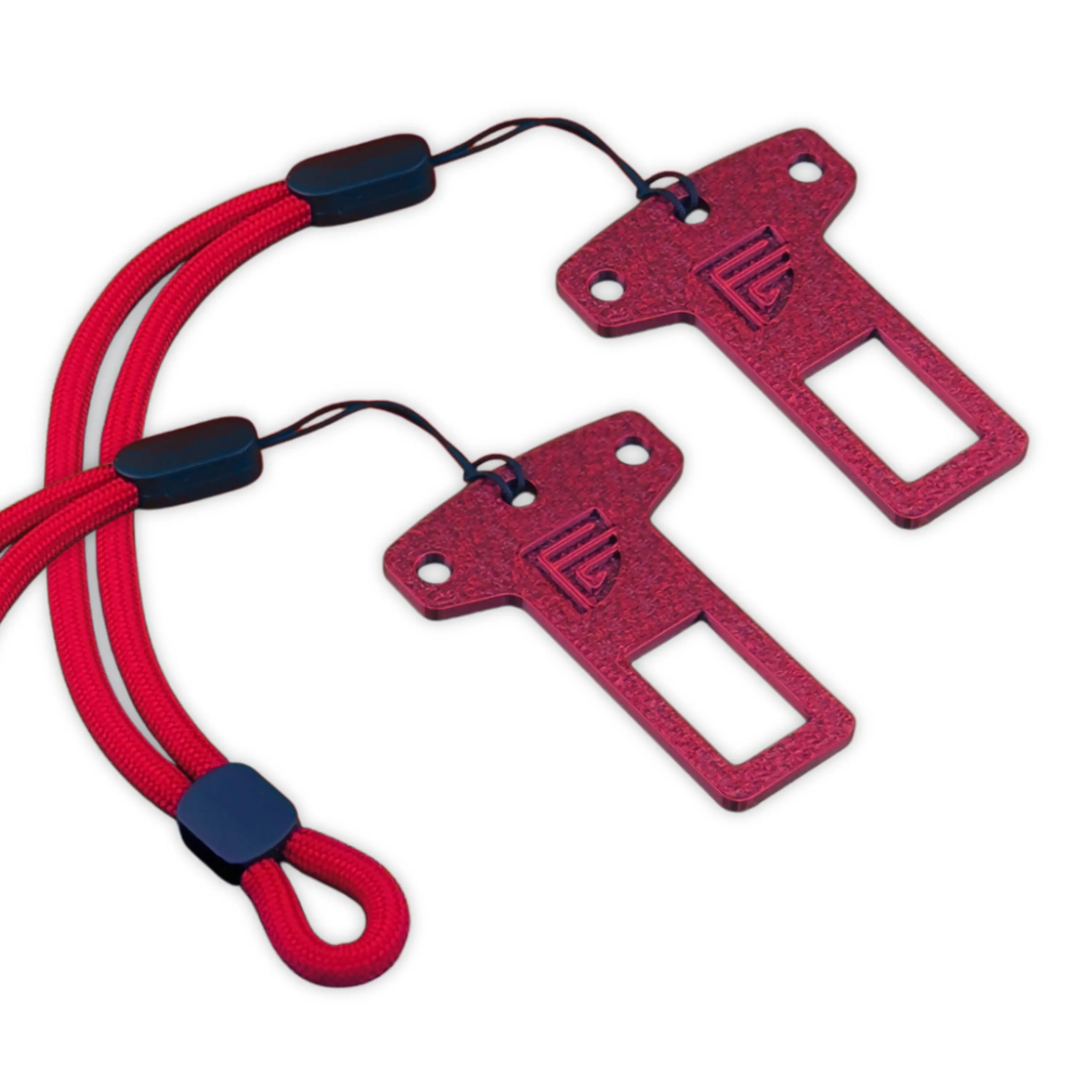 Satisfying Click Seatbelt Buckle Keychain with Adjustable 6-Inch Lanyard | Novelty Fidget Keyring Bag Charm | Durable PETG Plastic | Cute Multi-Color Car Accessories Gift for Men Women Dog Owners | 2-Pack or 4-Pack Options Stocking Stuffer