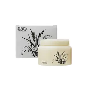Rice Jam Mask 5.29oz | Korean Rice Hydrating Wash-Off Face & Body Mask with Gentle Exfoliating, Daily Moisture Care for Smooth, Soft Skin