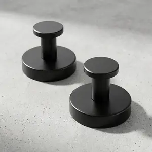2 PCS Sturdy Suction Cup Hooks | Damage-Free & No Tools Required | Waterproof Shower Towel Holder