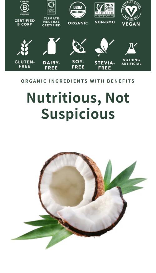 ALOHA Coconut Chocolate Almond Protein Bars - 12 Bars - Certified USDA Organic - 100% Plant-Based - 14g Of Protein - Only 3-5g of Real Sugar - Certified Vegan - Healthy Snack - No Sugar Alcohol Sweeteners