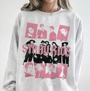 Youth and Adult Stray-Inspired Sweatshirt, SKZ World Tour Sweatshirt, Kpop New Album Merch, Vintage Music Shirt, Kpop Shirt