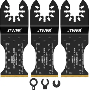Carbide Oscillating Tool Blades, Carbide Oscillating Saw Blades Blades Duty for Hard,,,, Screws, Multi Tool Blades Kits