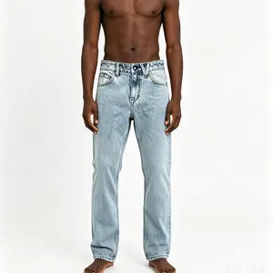 VOLCOM Men's Solver Modern Fit Straight Stretch Casual Denim Pants, Menswear Plain Comfortable Pocket Jeans
