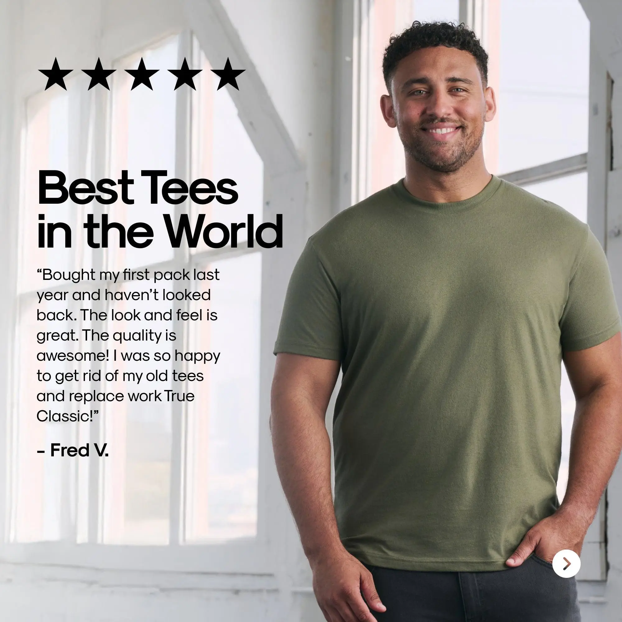 True Classic Men&rsquo;s 4-Pack Short Sleeve Crew Neck T-Shirts &ndash; Premium Fit for Everyday Comfort & Casual Style