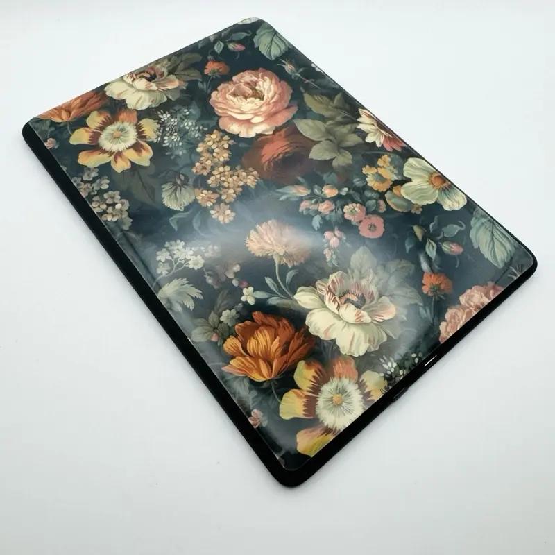 Dark Academia Floral Kindle E-reader Skin Vinyl Decal Sticker | Moody Botanicals