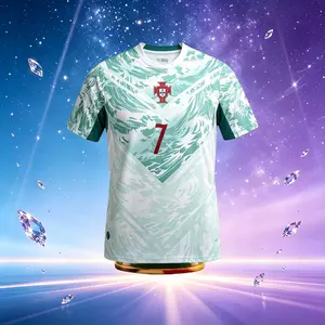 2026 Portugal 7# Cristiano Ronaldo Short And Long Sleeve Soccer Jersey Fans Version Breathable