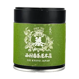 Nishimura Banchaya Honten Uji Matcha Powder 40g - Ceremonial Grade Kyoto Green Tea for Lattes, Baking & Desserts