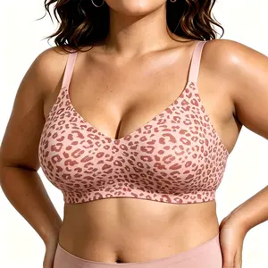 VRCOMFY Womens Jelly Bras Wireless Comfortable Bra Supportive No Underwire Bras Tshirt Push Up Bralettes Plunge Seamless Bra Fabric Smooth Womenswear Everyday