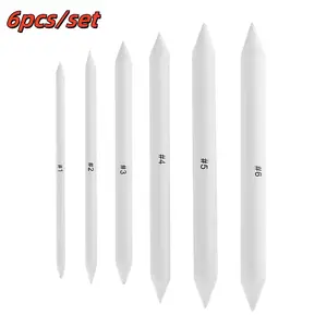 Creative Blending Stump Set, 6pcs/set Double-ended Paper Art Blender for Student Sketch Drawing, Sketch Drawing Tool, Art Materials, Art Craft Supplies