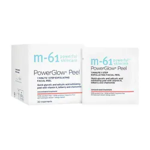 Bluemercury m-61 PowerGlow Peel (30 Treatments), Exfoliating Facial Peel, Anti-Aging, Exfoliating, Firming