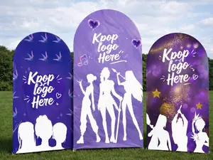Cartoon Kpop Arch Backdrop Covers to Birthday Backdrop | Chiara cover