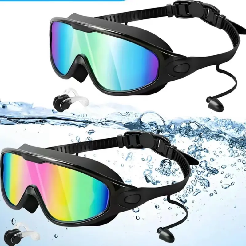 2 Pack Swim Goggles for Adults & Kids