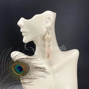 Victorian Style Bridal Pearl Earrings