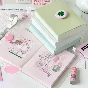 Style Colorful Small Brick Travel Diary Notebook for Students, Thick High-Quality Daily Guided Journal, Perfect Gift for Back-To-School, Christmas, New Year