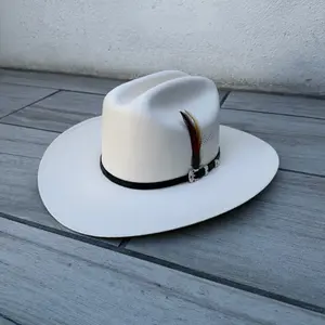 Scarface Edition White Straw Cowboy Sombrero - Straw Brimmed, Cowboy Theme, Textured Western Fashion Accessory Hat, Straw Brimmed Hats, Cowboy Theme Hats