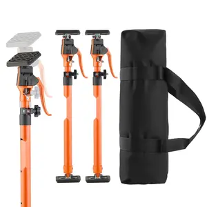 Two Pack Adjustable Telescoping Cabinet Jack Support Poles, 25.4 To 45.3 Inch Range, Quick-Release Stabilizer Rod For Cabinet Installation, Furniture Support, Doors, Shelving, DIY Projects, Heavy Duty And Durable