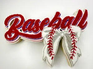 Baseball Chenille Patch Baseball Chenille Patch