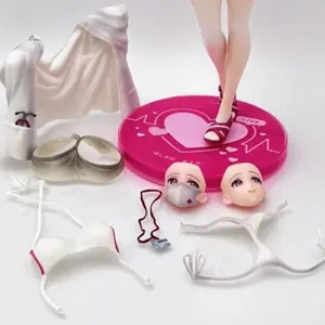 18cm Japanese Anime Action Figures Doll Toys Real PVC Body, with 2 Heads