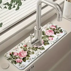 Diatom Mud Sink Drain Mat | Anti-Splash Kitchen & Bath