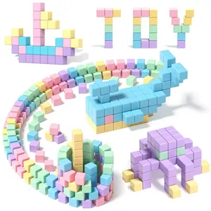 Macaron Solid Color Magnetic Building Blocks Set, Magnetic Tiles Stacking, Stem Educational Toy for Kids, Safe & Durable, Perfect Gift for Birthdays & Holidays