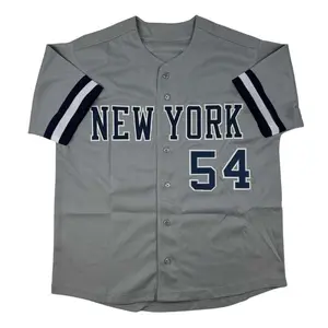 Autographed Aroldis Chapman #54 New York Baseball Jersey Unisex, Classic Throwback Design, Perfect Gift for Baseball Fans