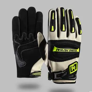 Men's Winter Motorcycle Gloves, Windproof Warm Cycling Gear, Waterproof Anti-Freeze Rider Protection, Durable Crash-Proof Motorbike Mitts