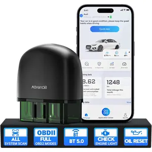 AD20 Pro OBD2 Scanner for  2025  Code Reader for  & Android, All System Diagnostic Tool for Check Engine, ABS, SRS, Oil Reset, , Performance Test, No Subscription Fee